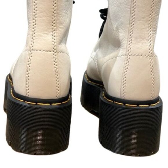 Dr. Martens 1460 Max Leather Platform Boots in Optical White – Size 9 – NEW! - Picture 8 of 11